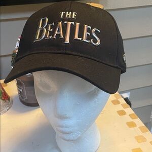 NWT The Beatles Black SnapBack Hat